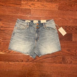 Size 10 blue denim shorts